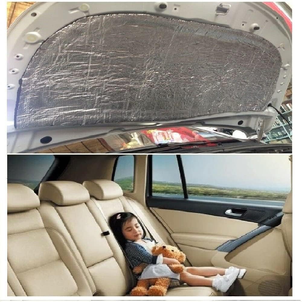 160x40 Inch Pack of 2 Aluminum Heat Sound Deadening Insulation Mat B4762