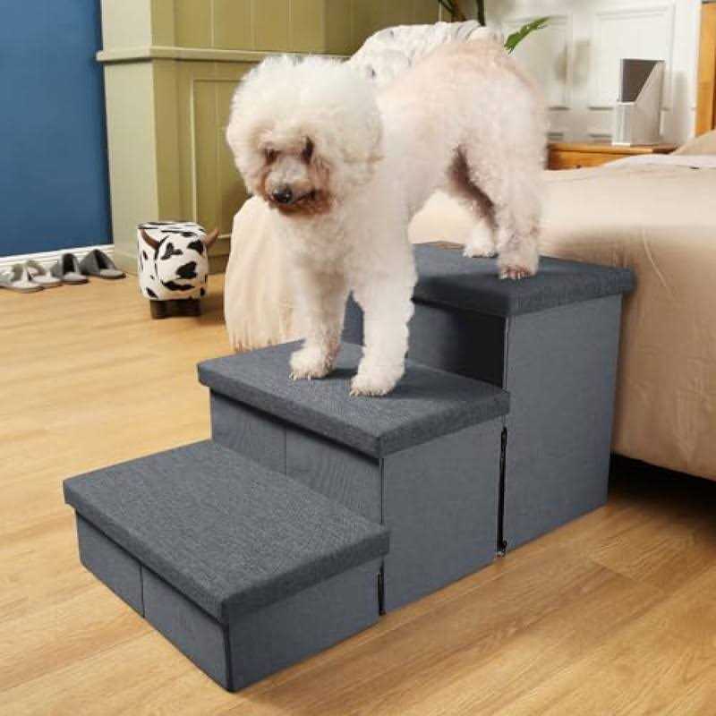 Folding Pet Stairs with Certified Foam S456