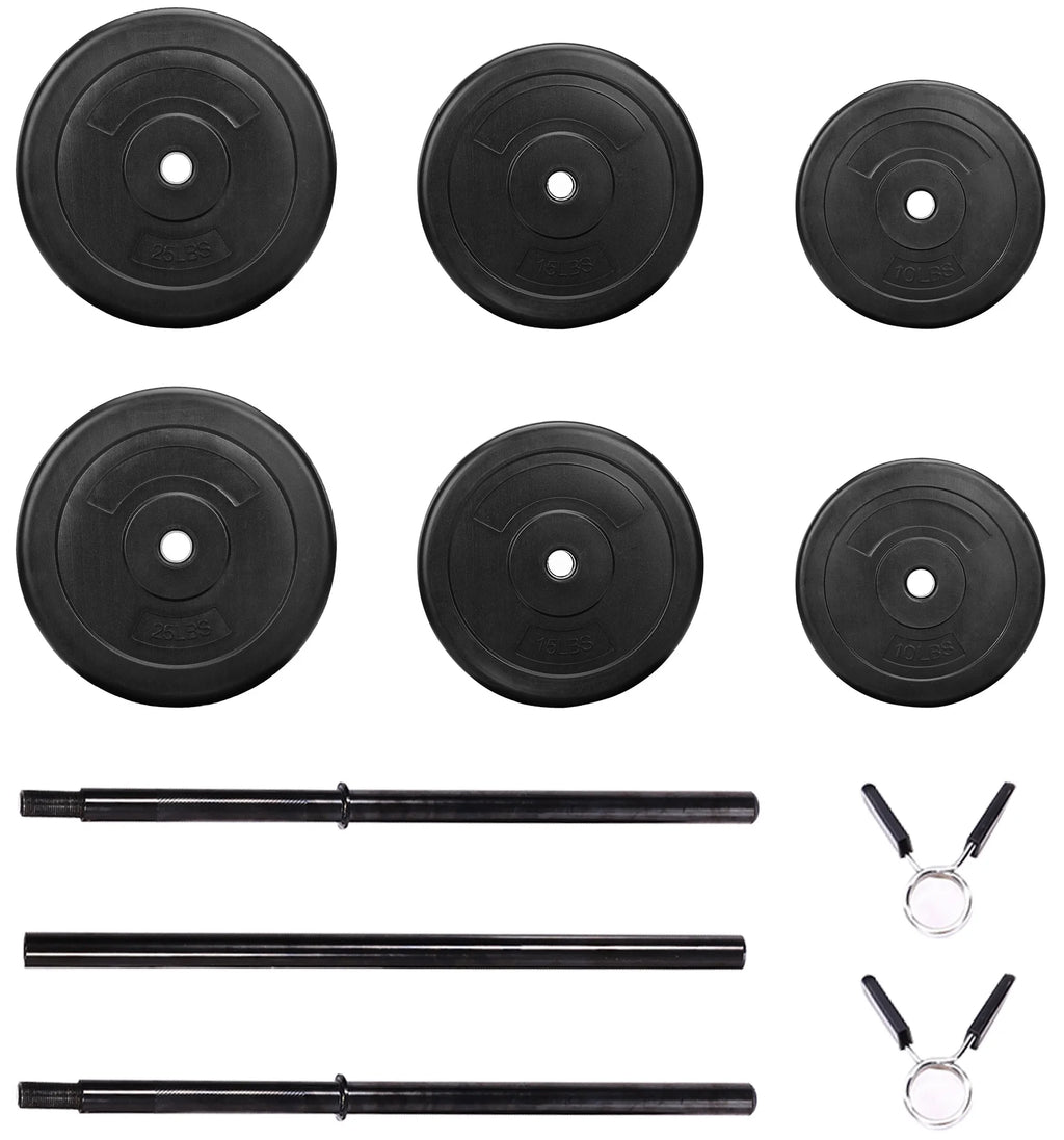 Vinyl Standard Weight Set Black 100 lbs M37990