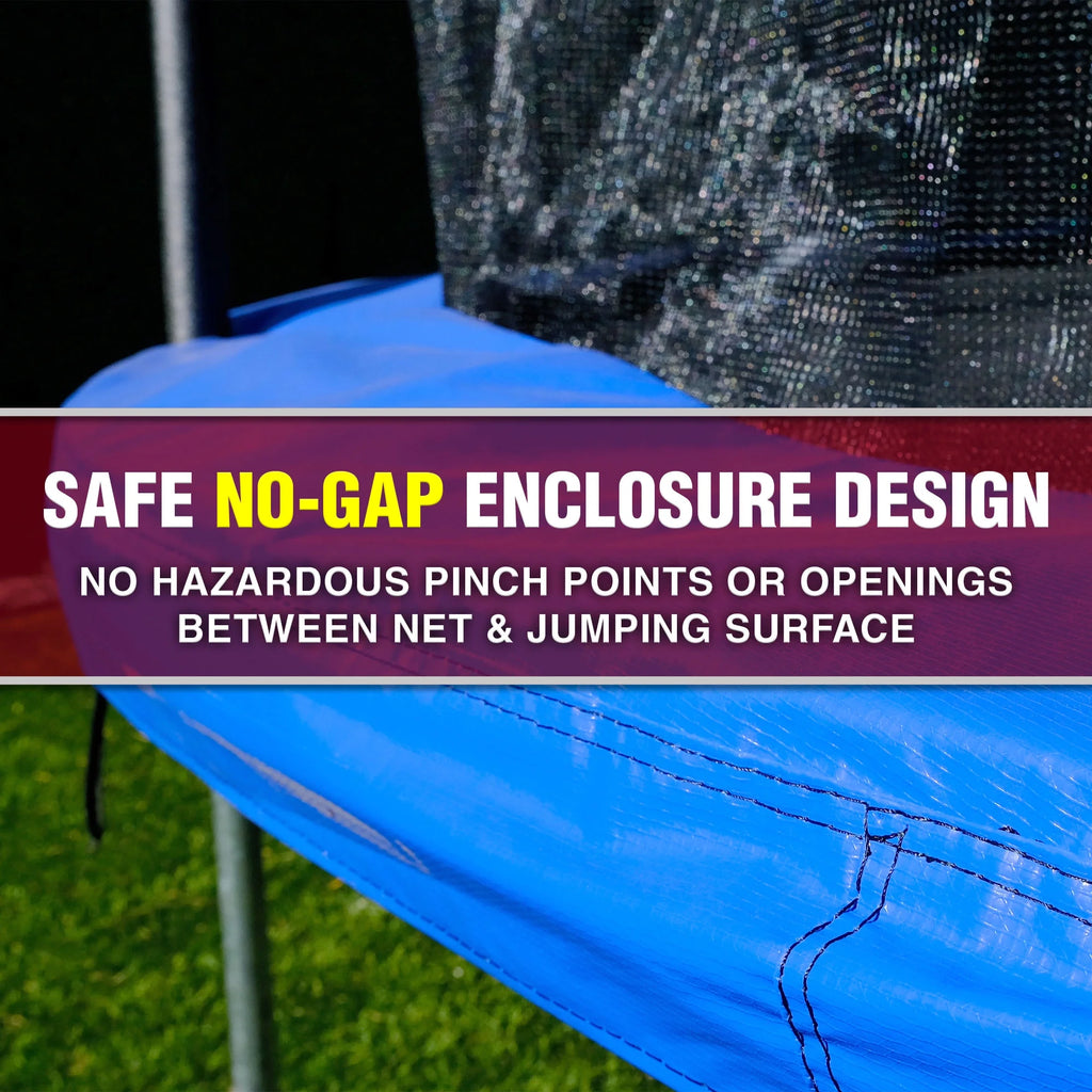 12ft Trampoline with UV Resistant Safety Enclosure, Blue B1898