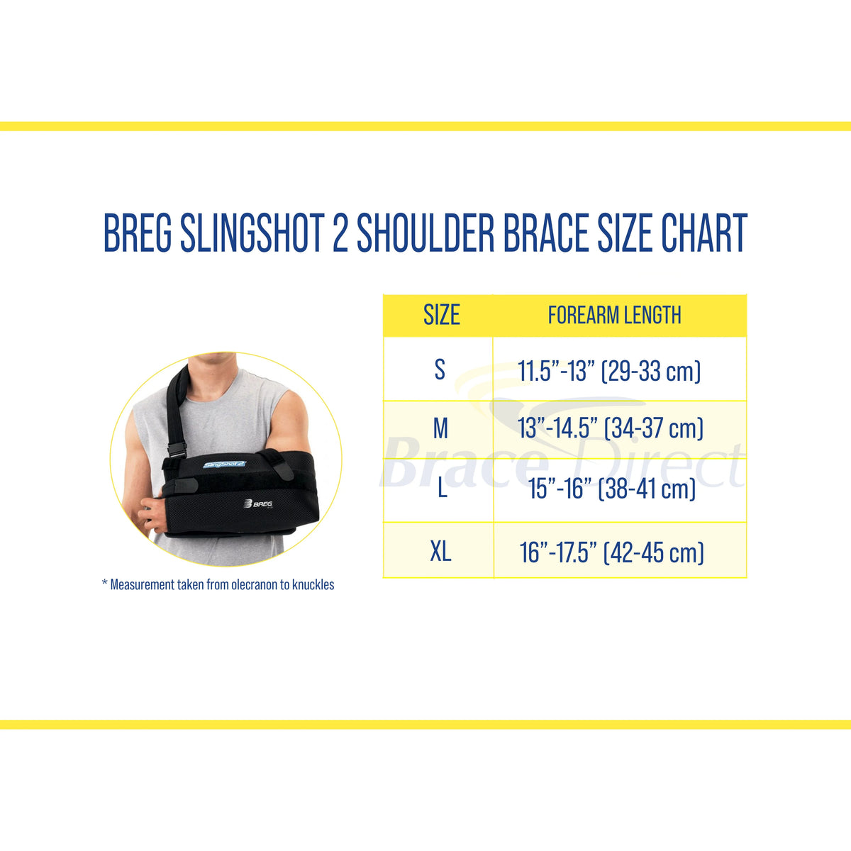Shoulder Immobilization Brace E33286