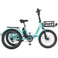 Electric Folding Tricycle with 500W Motor, 48v 14.5Ah Battery, 20*3in Fat Tires F18016