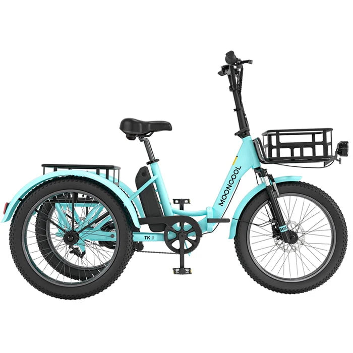 Electric Folding Tricycle with 500W Motor, 48v 14.5Ah Battery, 20*3in Fat Tires F18016