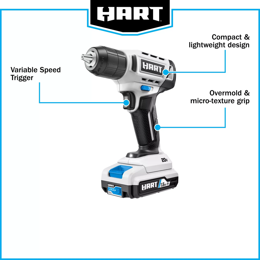 3/8” Drill/Driver Kit with 1.5Ah Lithium-Ion Battery J9945