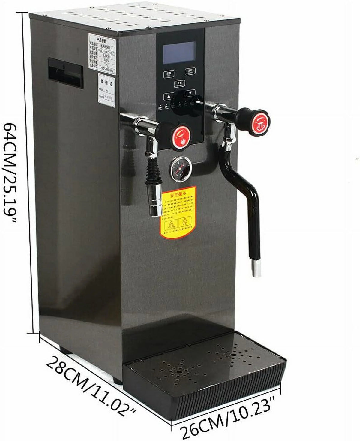 2500W 110V Commercial Stainless Steel Espresso Coffee Machine X890