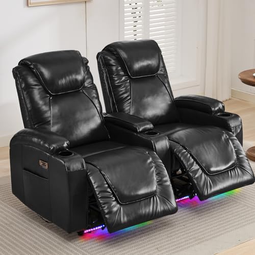 Blue Power Reclining Loveseat Sofa K54333