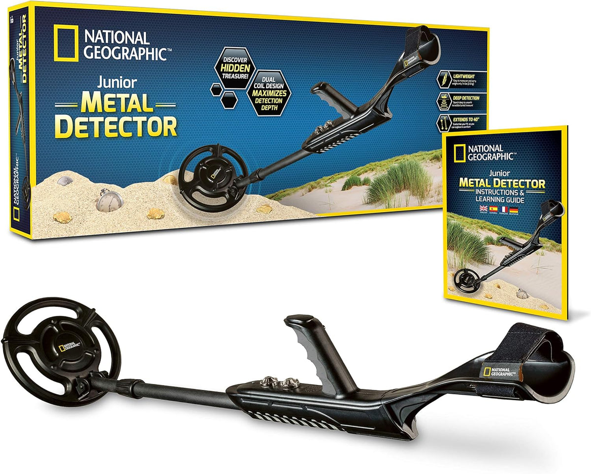 Adjustable Metal Detector for Kids with 7.5" Waterproof Dual Coil, Pack of 2 O8912