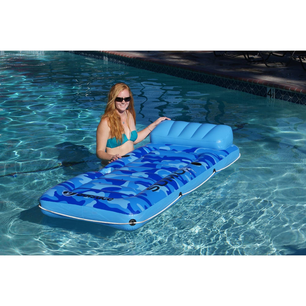 Blue Camouflage Inflatable Swimming Pool Raft D486