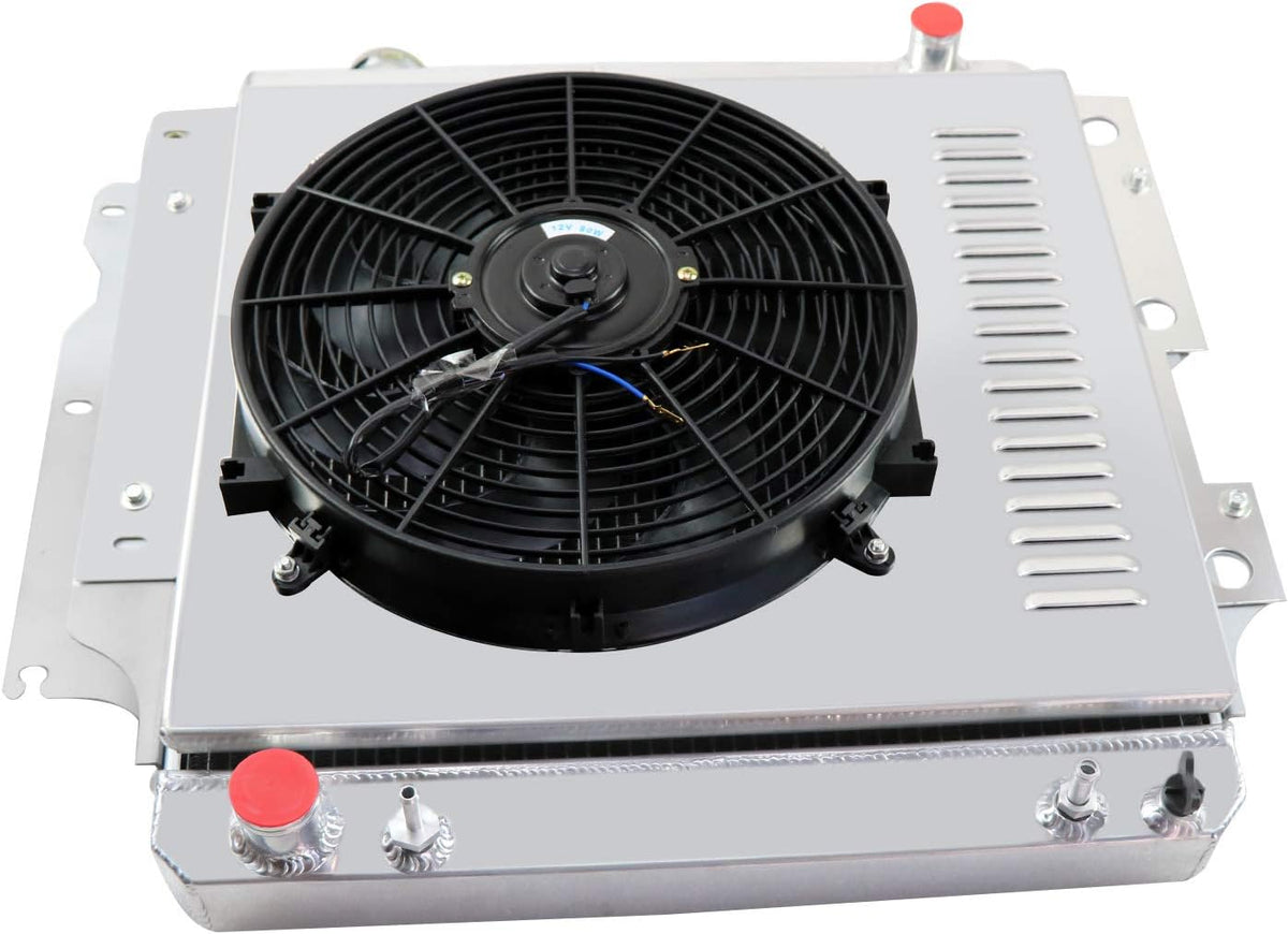3 Row All Aluminum Radiator with Shroud Fan and Thermostat F151605