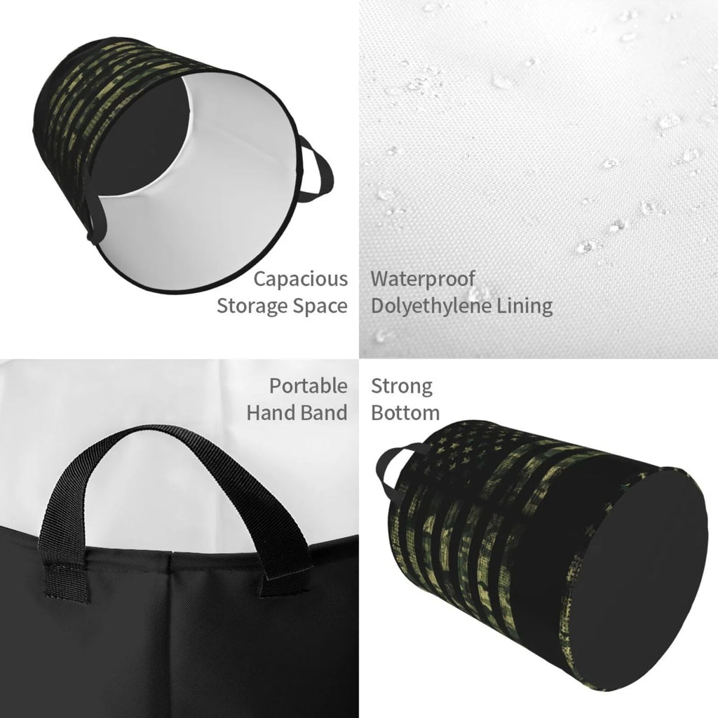 Collapsible Waterproof Laundry Hamper F81730