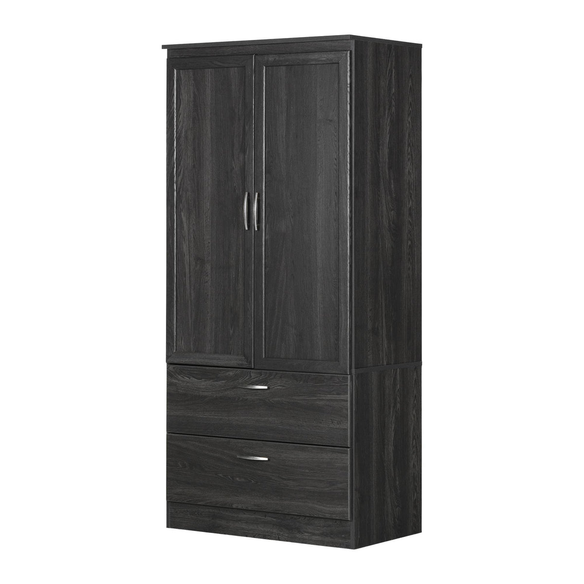 Gray Oak Wardrobe Armoire K385