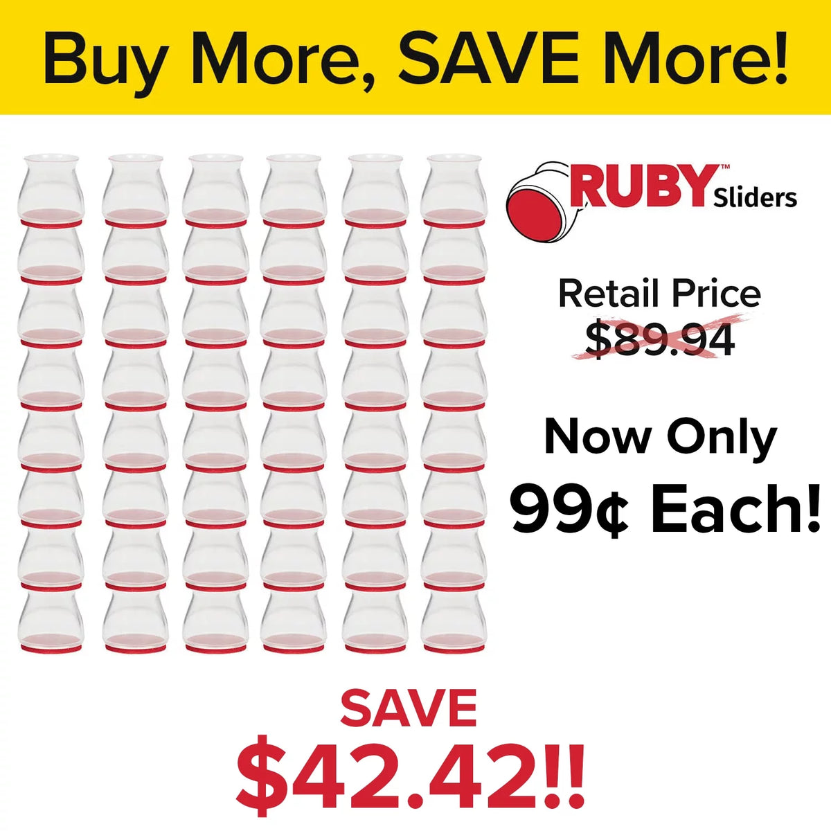 48 Pack Ruby Sliders H98081