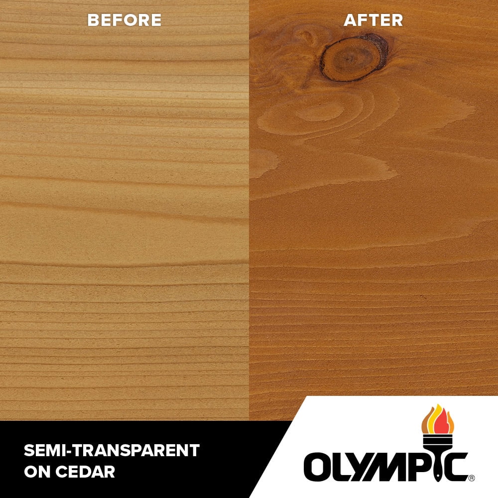 Cedar Semi-Transparent Exterior Wood Stain and Sealer C637