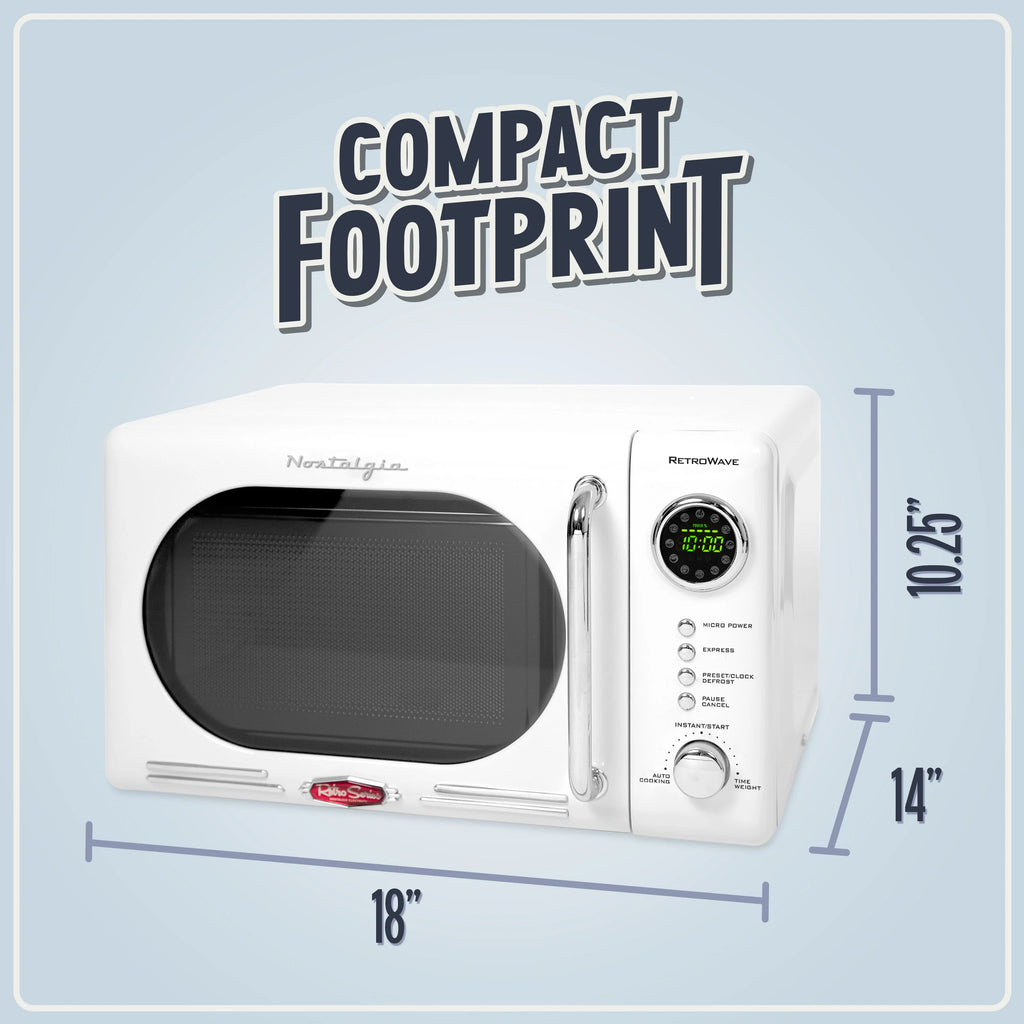 0.7 Cubic Foot 700-Watt White Countertop Microwave Oven H83064