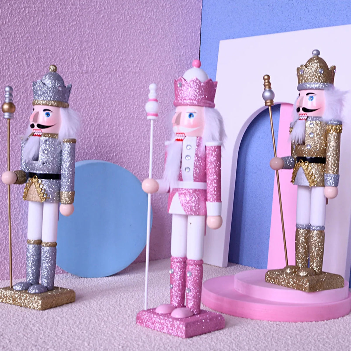 Wood Miniature Nutcracker Doll Desktop Ornaments S100810