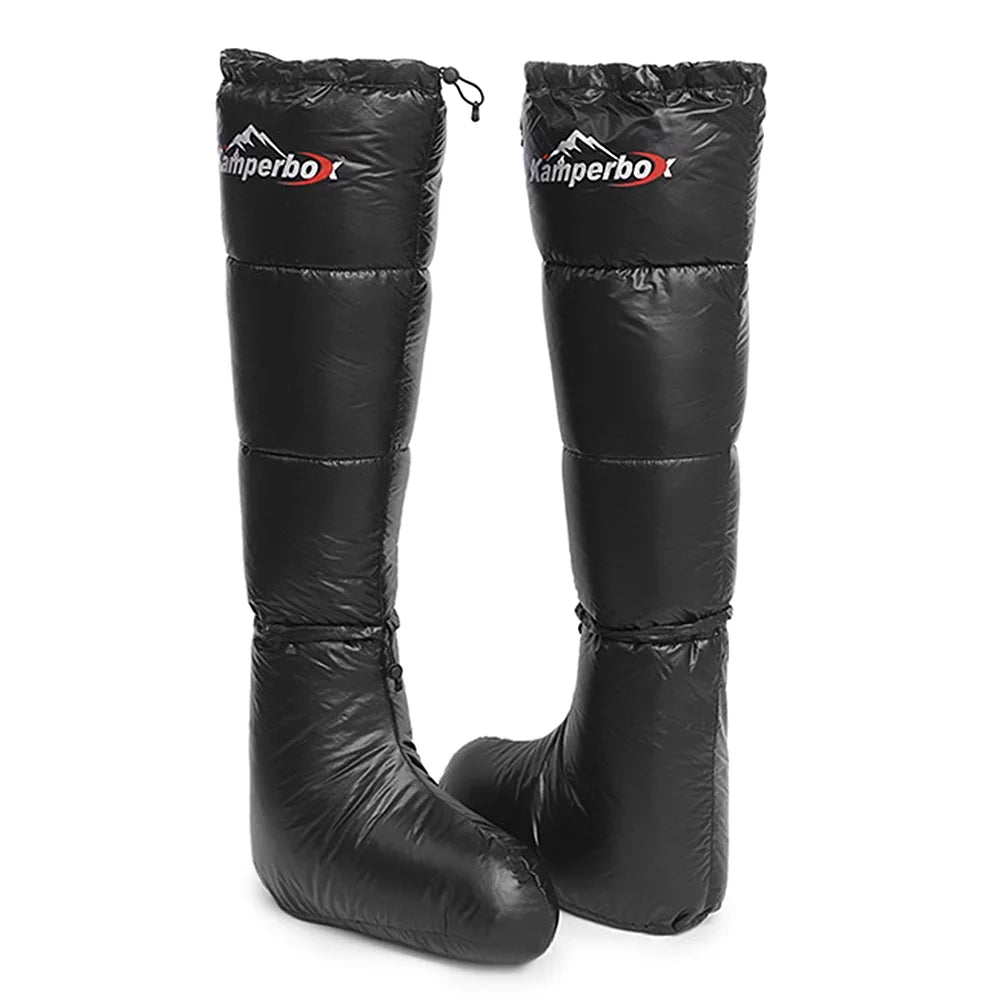 Winter Down Booties Socks with Adjustable Drawstring Z553