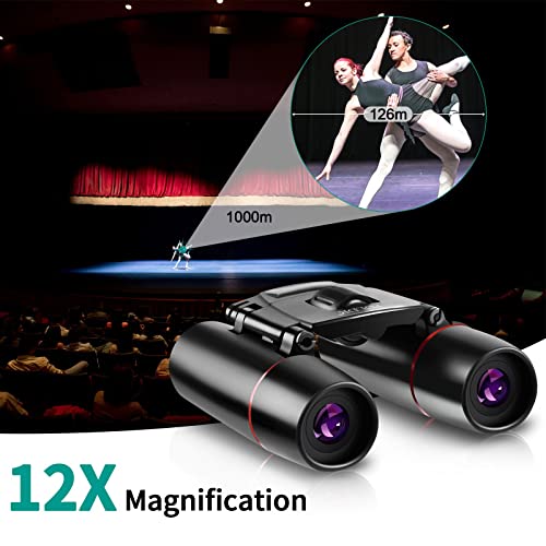 12X25 Small Compact Pocket Binoculars W6875