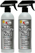 Stainless Steel Cleaner and Protectant 24 oz Spray Bottle Pack of 2 T900209