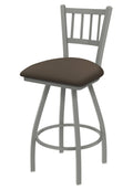 Swivel Counter Stool with Anodized Nickel Finish X308457