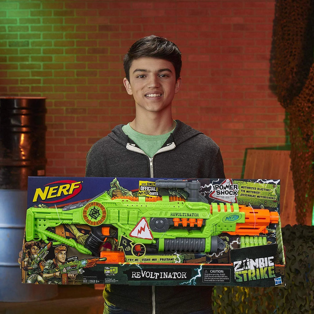 Motorized Toy Blaster with 18 Official Darts B98475