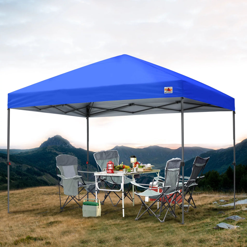 10 ft x 10 ft White Pop up Canopy Tent N7125