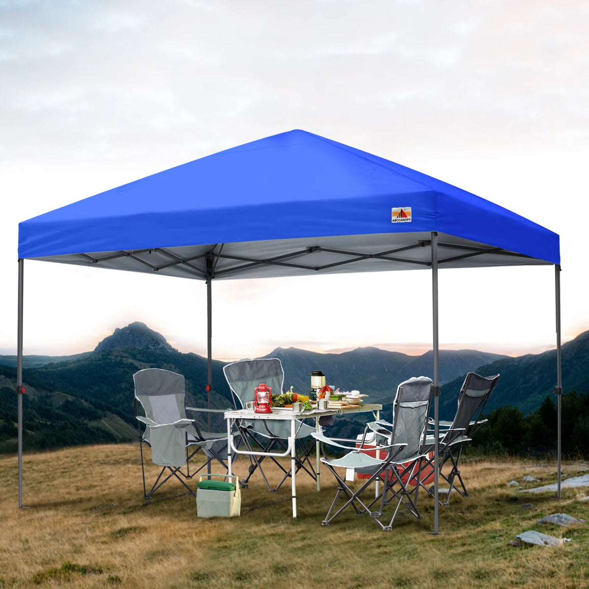 10 ft x 10 ft White Pop up Canopy Tent N7125
