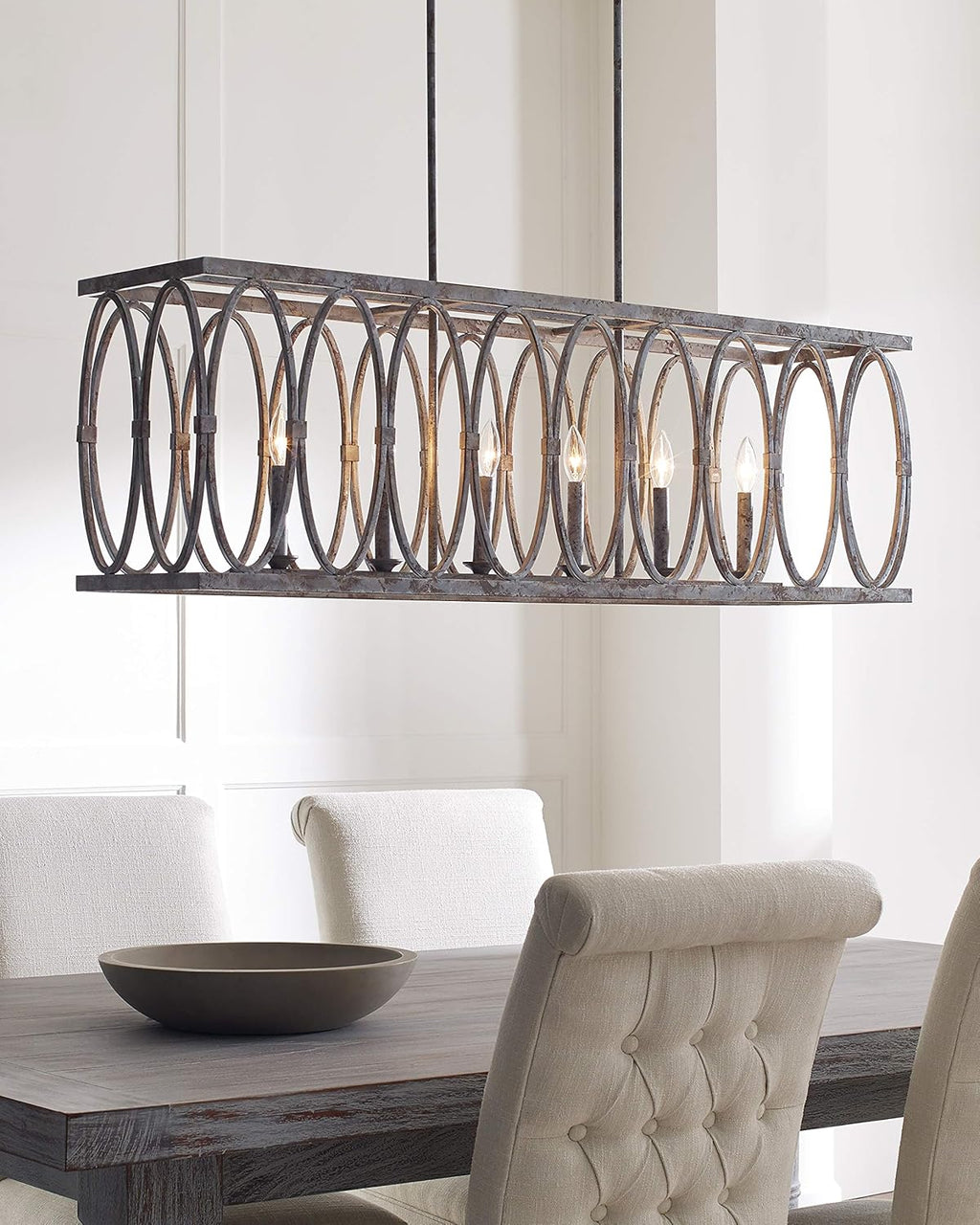 5-Light Outdoor Candle Chandelier U194081