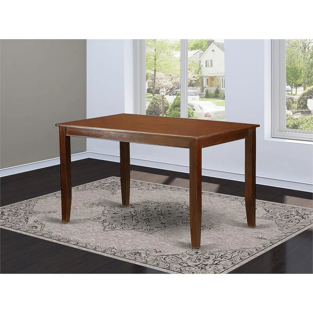 Modern Rectangular Wood Dining Table in Mahogany E92535