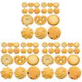 54 Pcs Dollhouse Miniatures Cookies Chocolate Popcorn Biscuit Fake Candy Food Plaything I218271