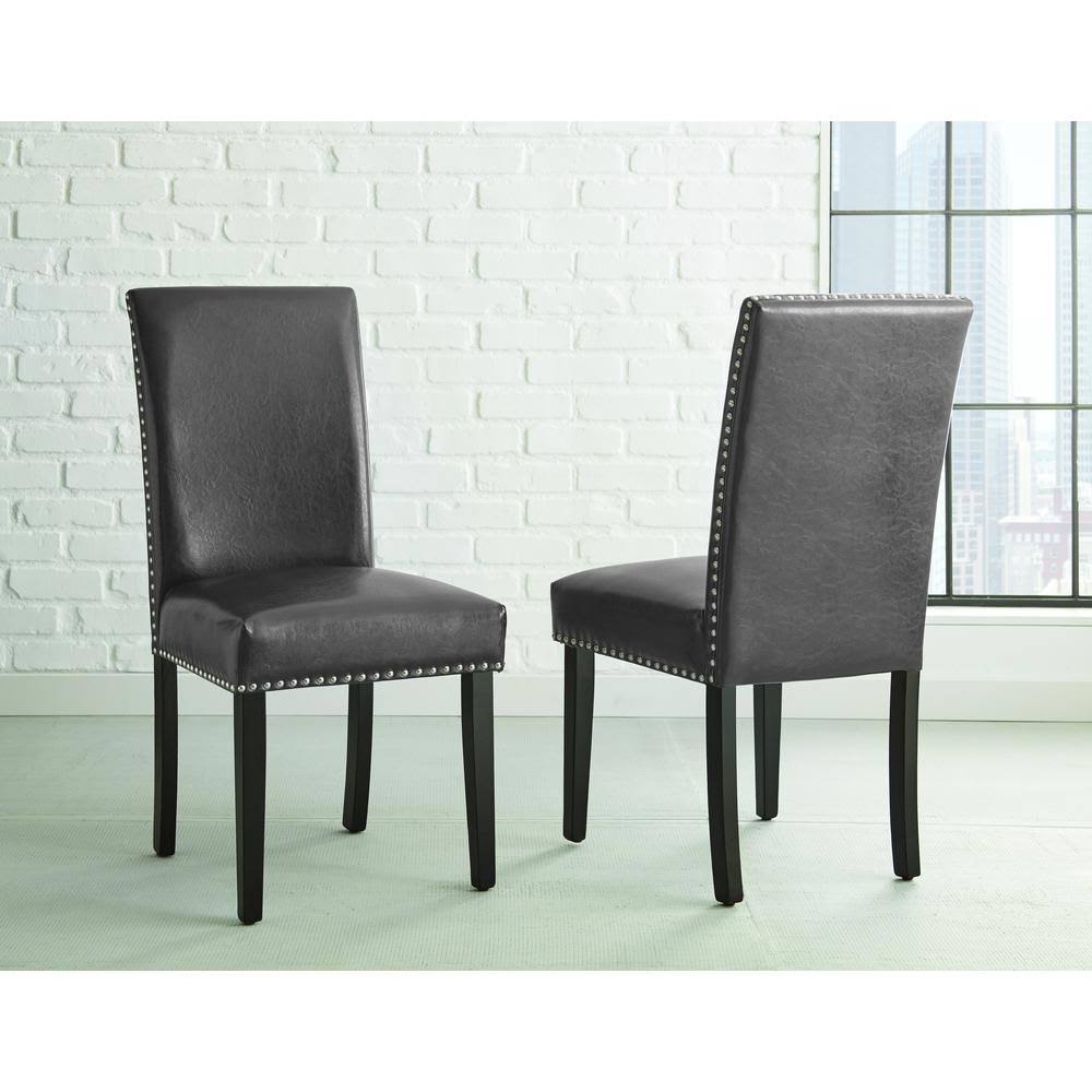 Gray Side Chair - Set of 2 W679