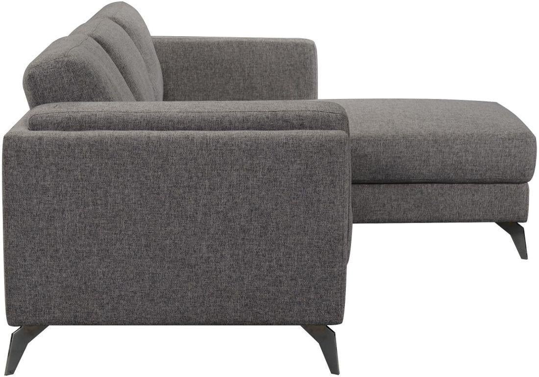 Gray Fabric Sectional Sofa Y775