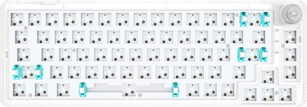 White 67 Keys Hot Swappable Mechanical Keyboard K816