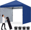 10 ft x 10 ft White Pop up Canopy Tent N7125