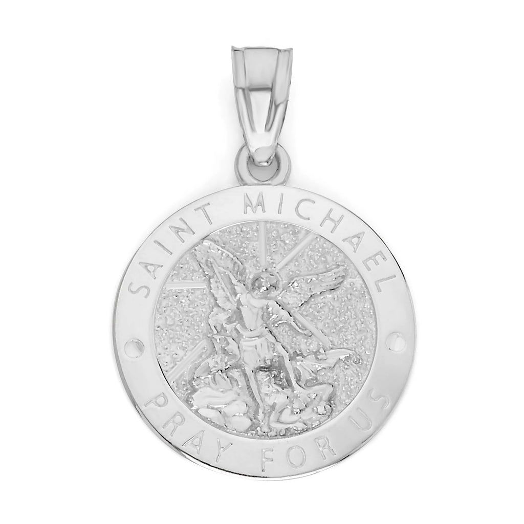 Sterling Silver St. Michael Pendant W248