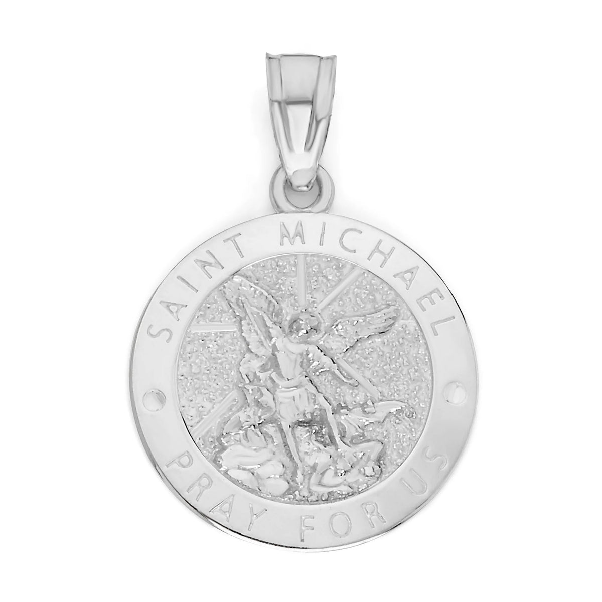 Sterling Silver St. Michael Pendant W248