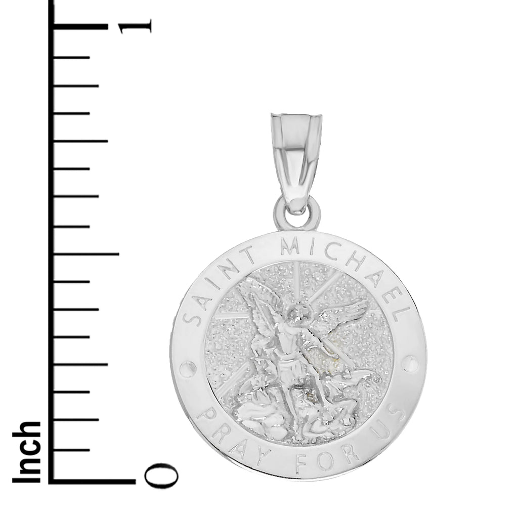 Sterling Silver St. Michael Pendant W248