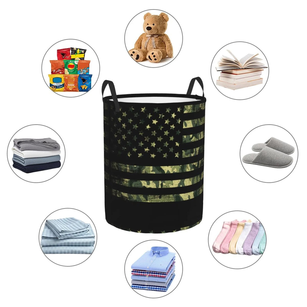 Collapsible Waterproof Laundry Hamper F81730