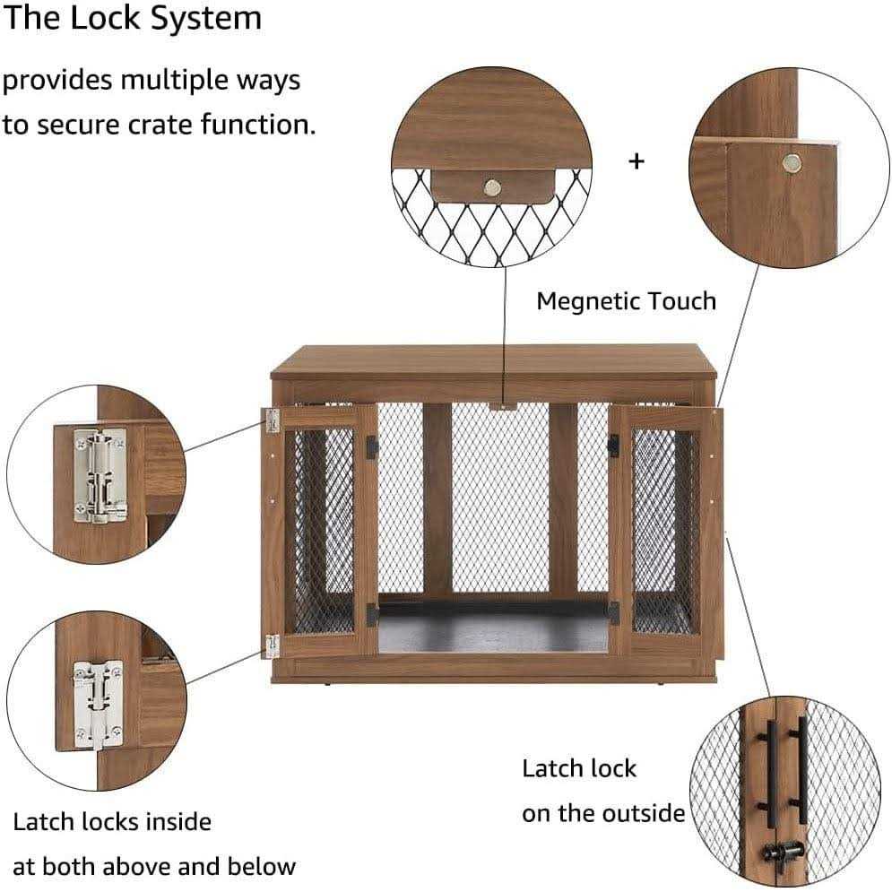 Furniture Style Dog Crate with Tray P51823