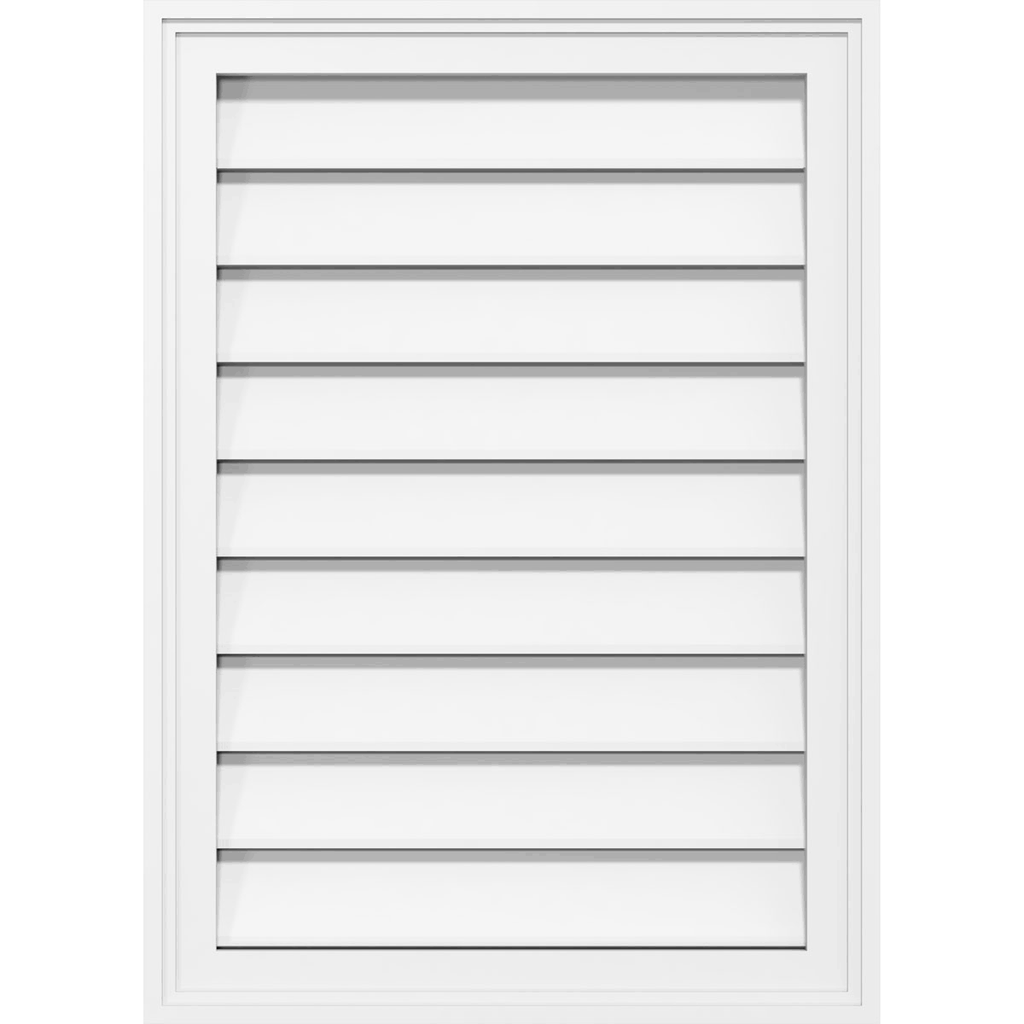 PVC Gable Vent 12x22 W x 24x22 L W8466