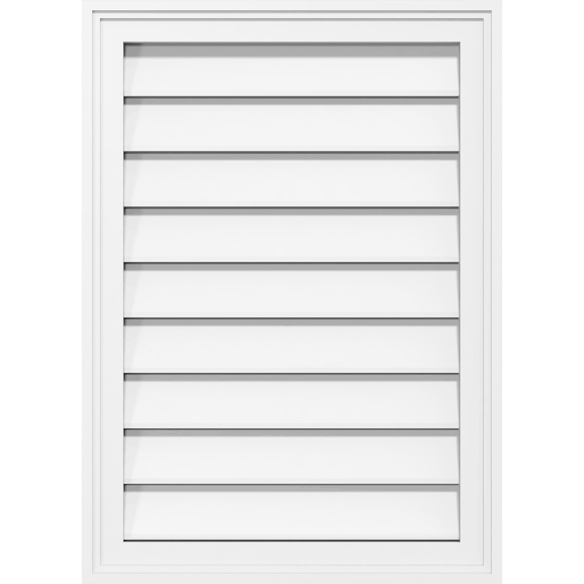 PVC Gable Vent 12x22 W x 24x22 L W8466