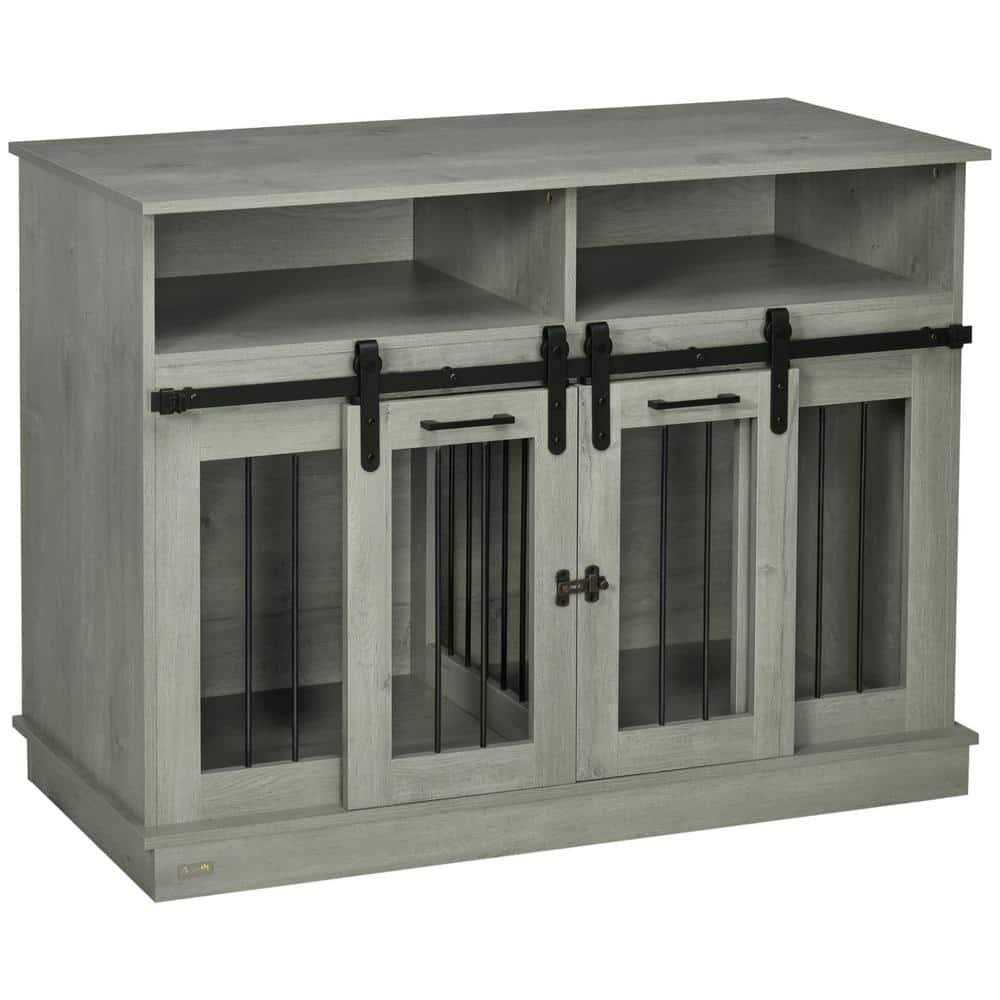 Dog Crate Furniture with Shelves C317