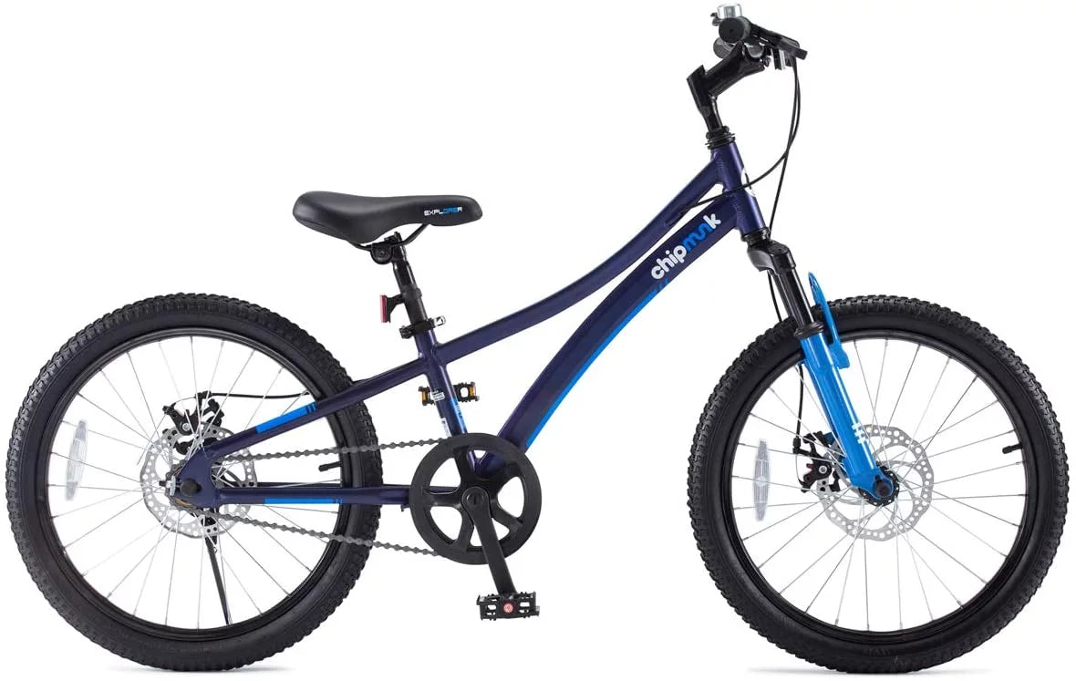 20 In. Children's Bicycle, Black and Blue B56341