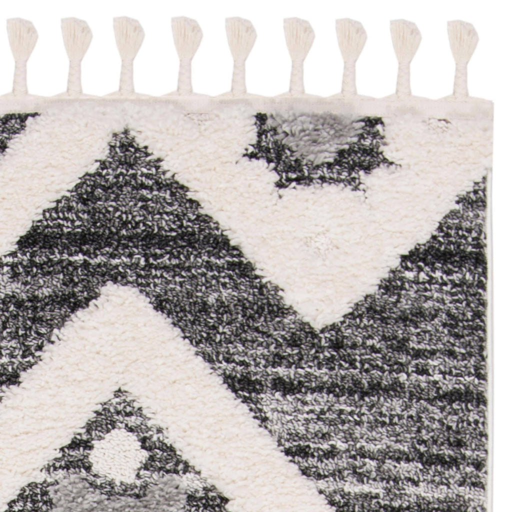 Polypropylene Gray Rug B6801