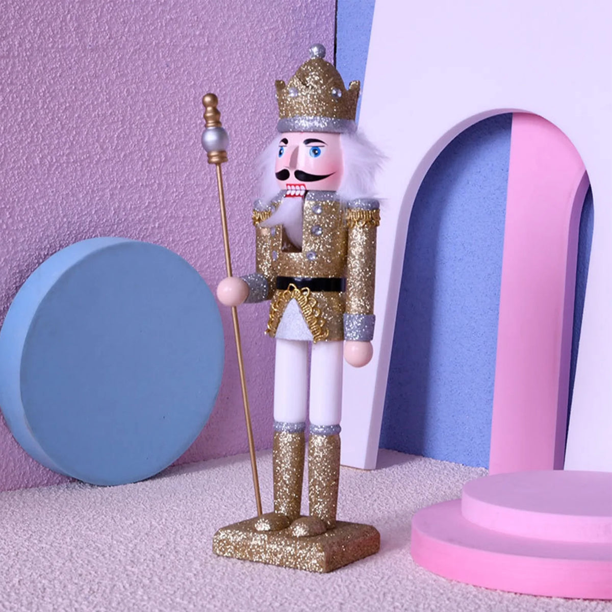Wood Miniature Nutcracker Doll Desktop Ornaments S100810