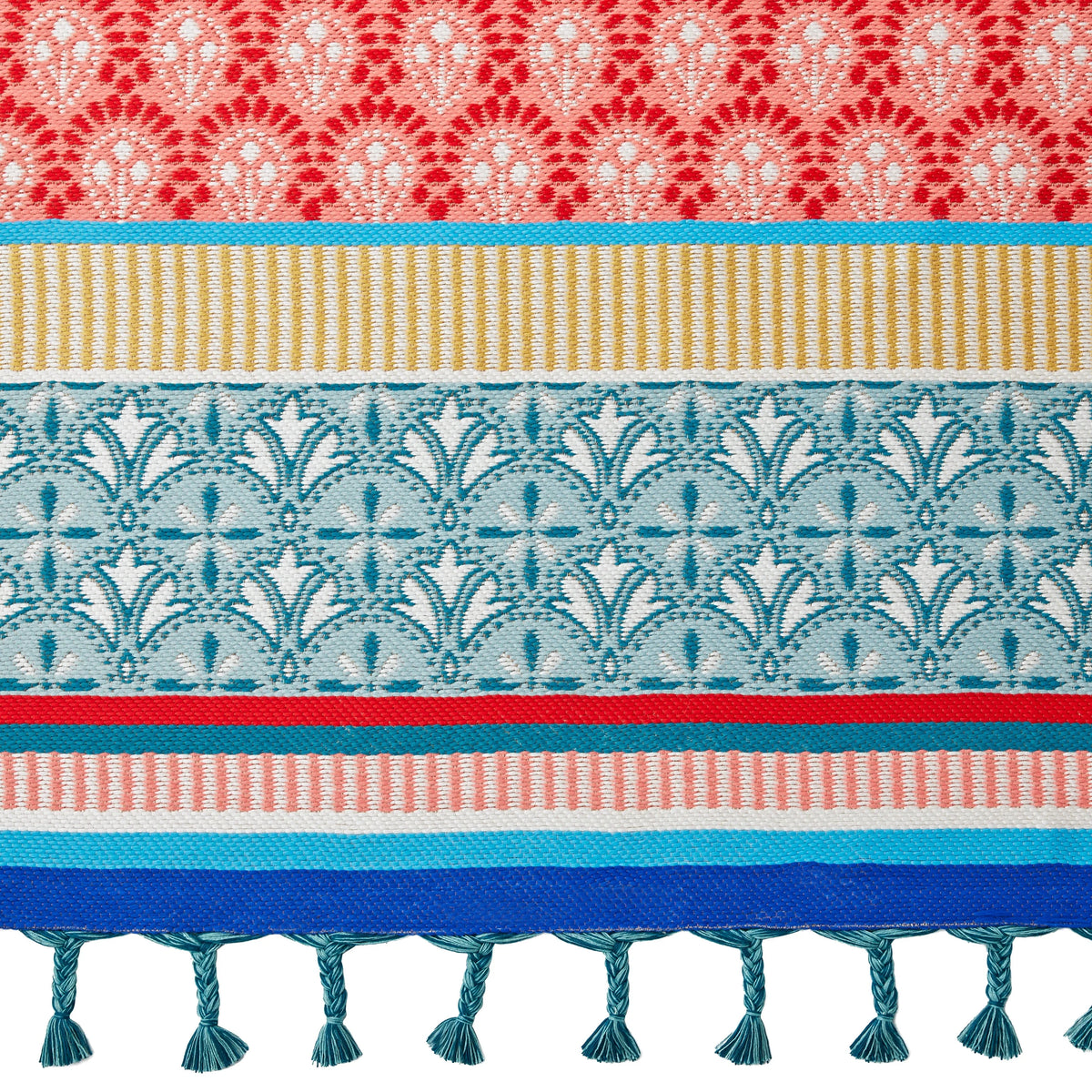 5' x 7' Multi-Color Outdoor Rug W6747