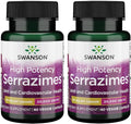 Serrazimes 20000 Units 60 Veg Capsules Enzyme 2 Pack S84641