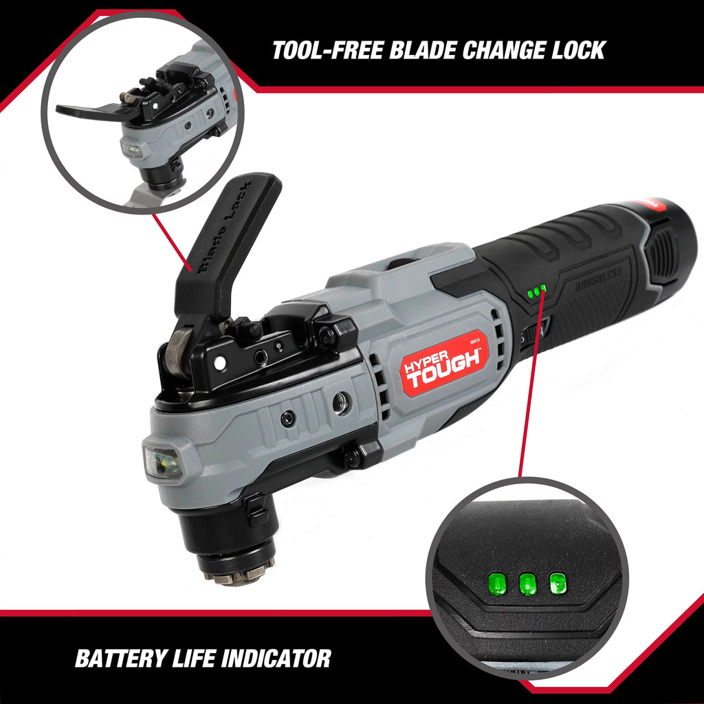 12V Max Lithium-Ion Brushless Oscillating Multi-Tool with Battery and Charger B913654