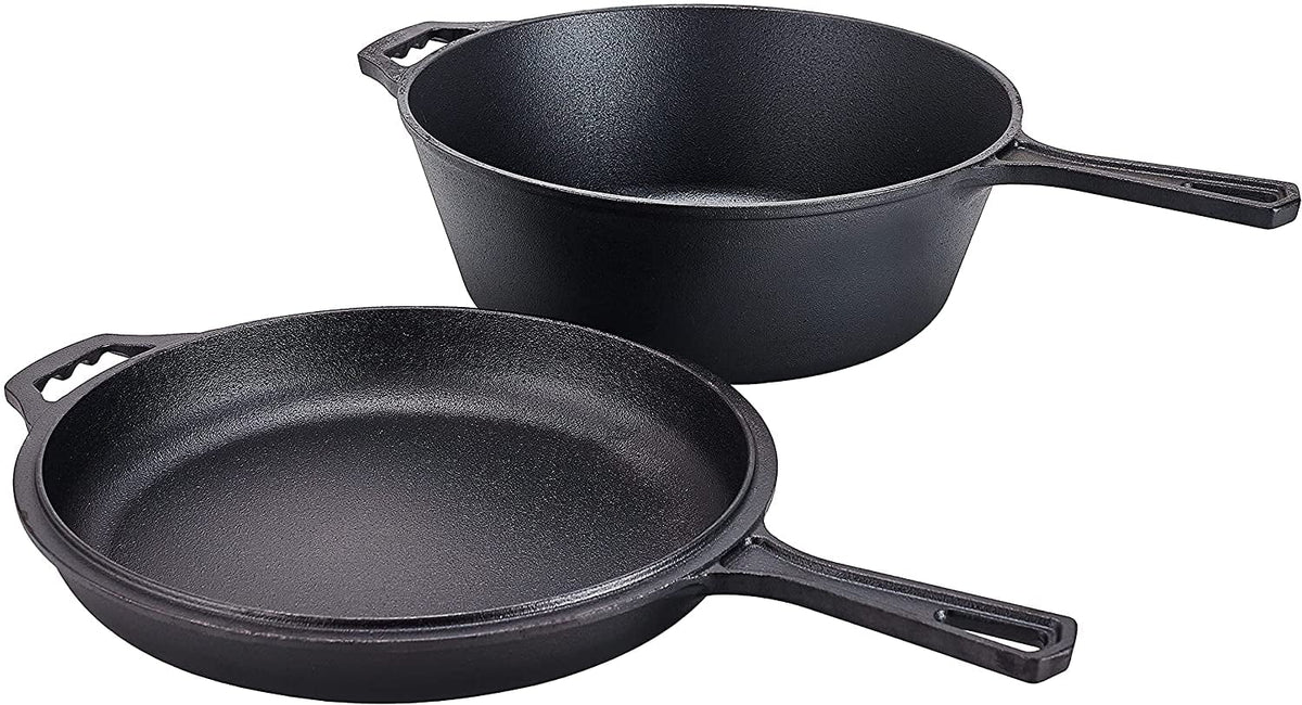 Pre-Seasoned 2-In-1 Cast Iron Skillet N308270