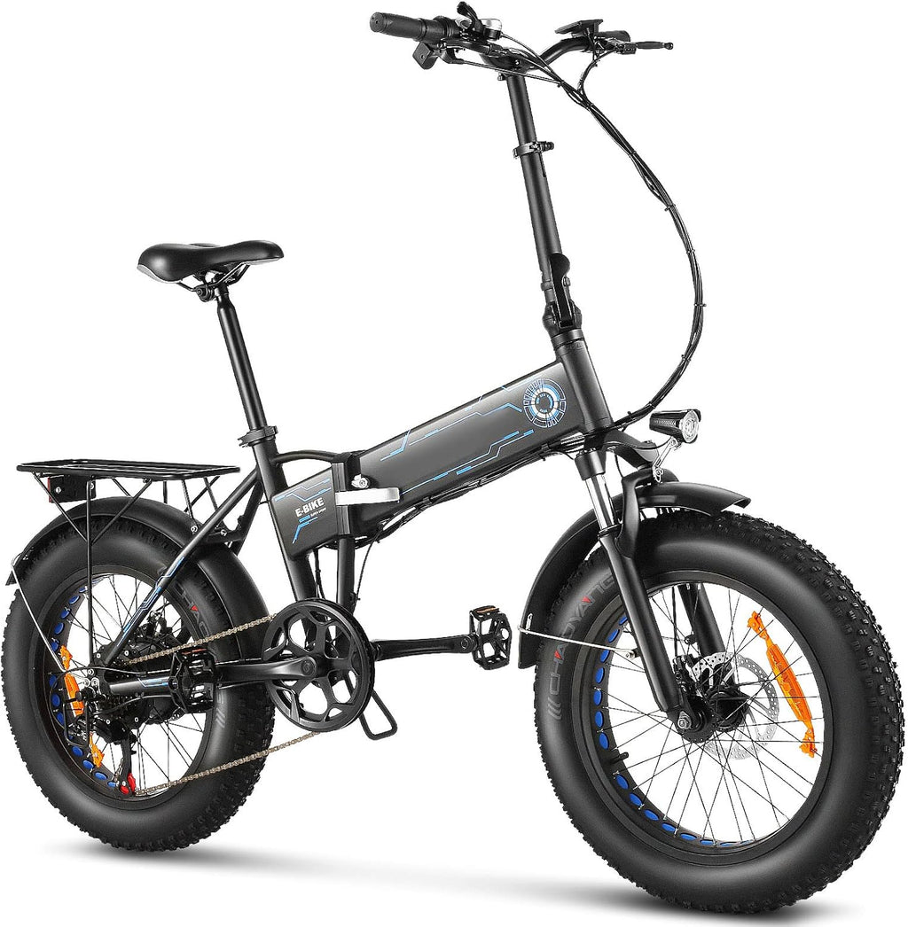 20'' X 4.0'' Fat Tire Folding Electric Bike 500W 36V 12.5Ah K69391