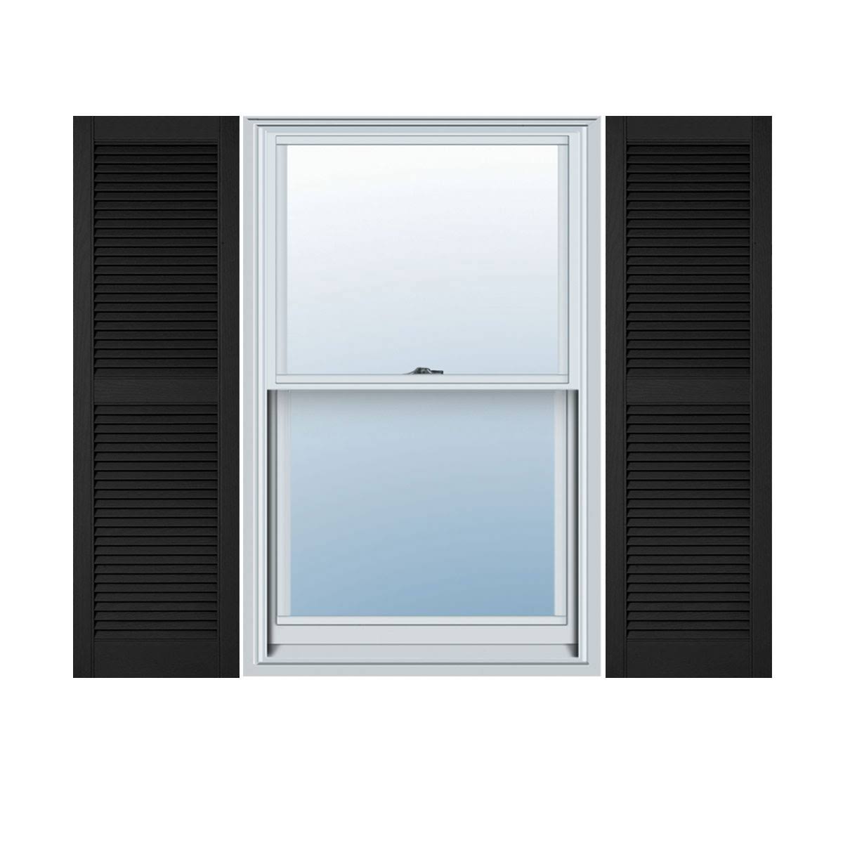 14 1/2W x 47H Vinyl Open Louver Shutters A8326